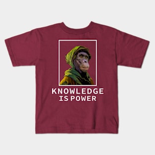 Philosopher's Monkey - Funny Kids T-Shirt